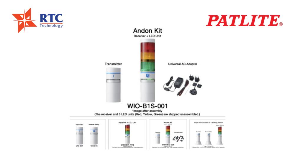 Bộ điều khiển tín hiệu không dây PATLITE WIO