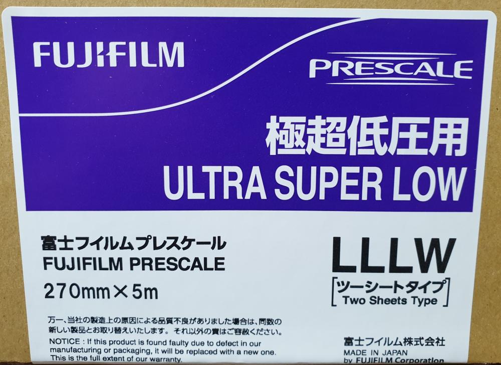 捧呈 TOOLZAMURAI富士フィルム プレスケール LLW 超低圧用 ツーシート YU501