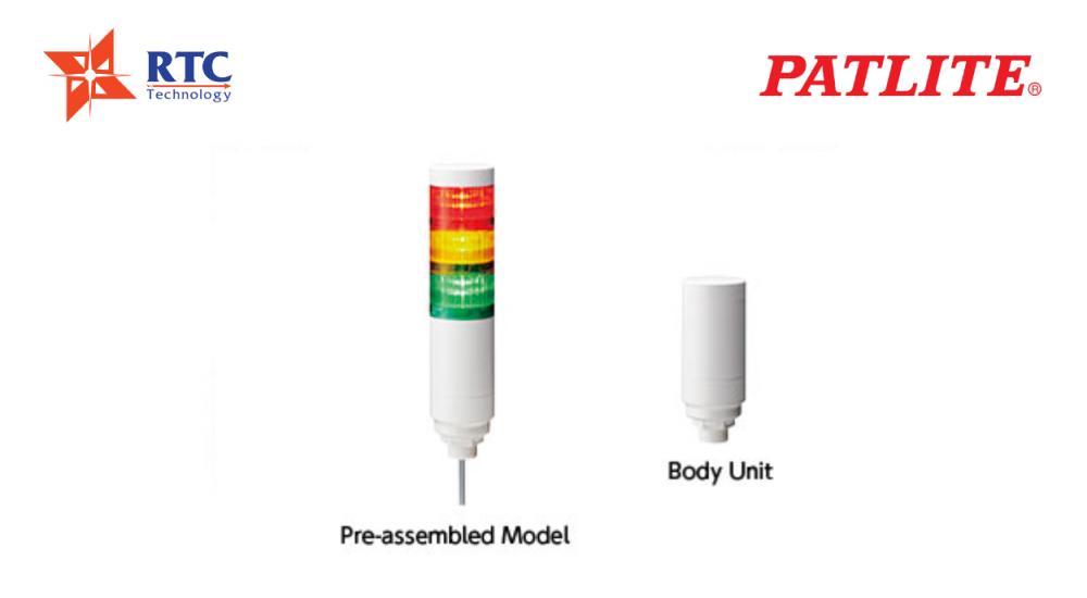 LR6-WC 60mm LED Signal Tower with M12 Connector