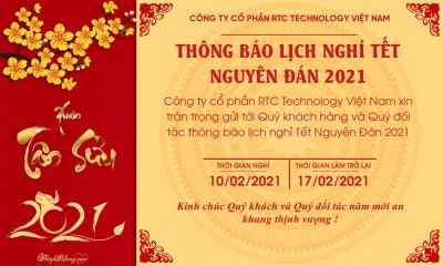 Thông báo nghỉ Tết Nguyên Đán 2021