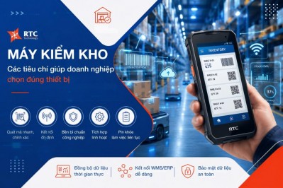 Máy kiểm kho: Các tiêu chí quan trọng giúp doanh nghiệp chọn đúng thiết bị