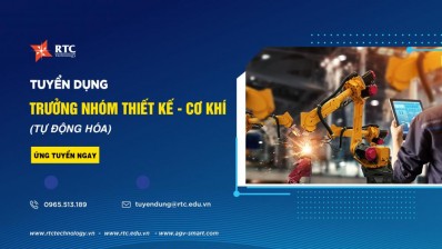 Tuyển dụng tháng 6 - Trưởng Nhóm Thiết Kế - Cơ Khí (Tự Động Hóa)