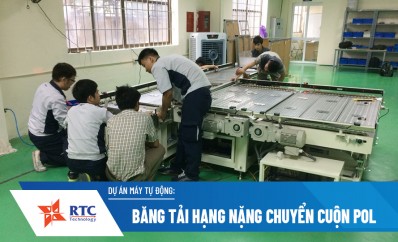 Máy tự động – Băng tải hạng nặng chuyển cuộn POL