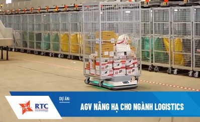 Dự án AGV nâng hạ cho ngành Logistics - AGV Lifting for Logistics