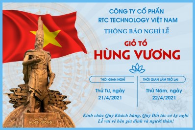 Thông báo nghỉ Lễ Giỗ Tổ Hùng Vương